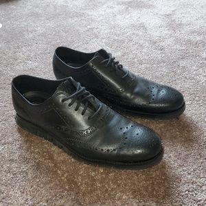Cole Haan Zerogrand Black Wingtip Oxfords